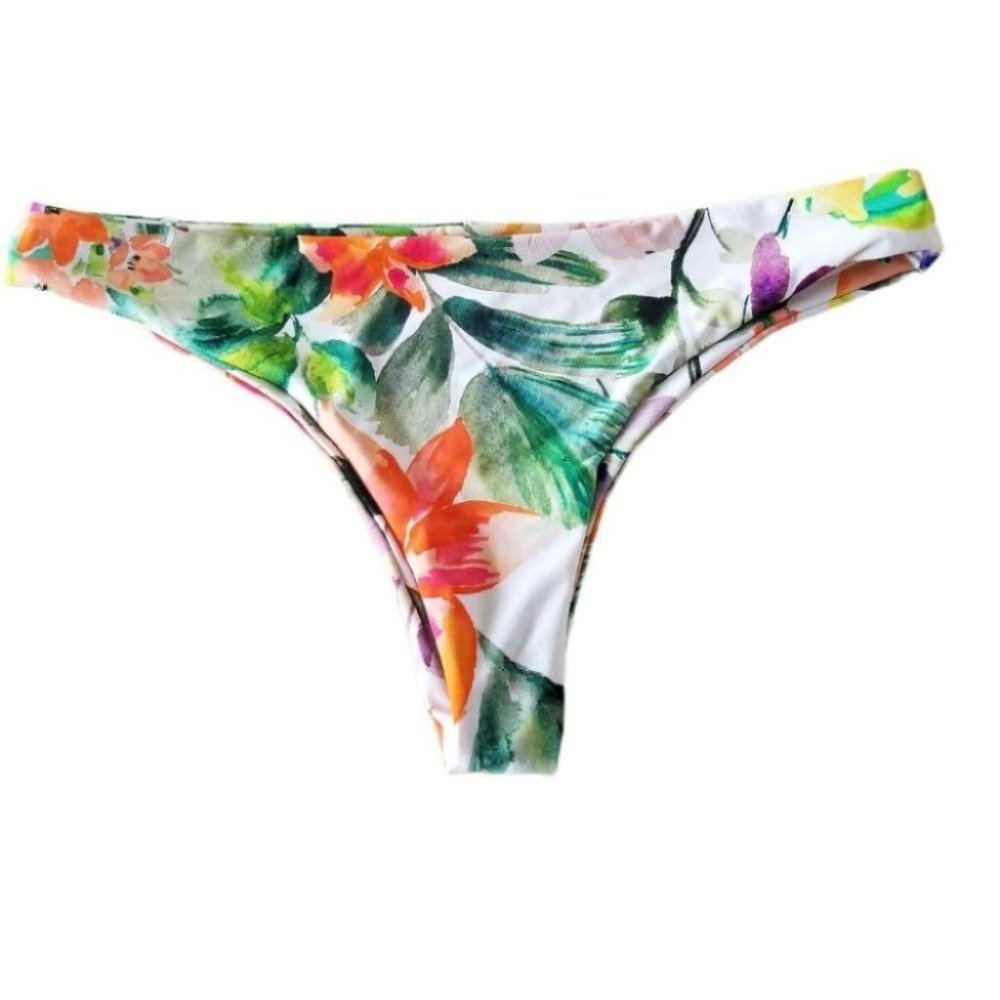 Fashion Nova Floral Bikini Cheeky Bottom Size M - Picture 2 of 7